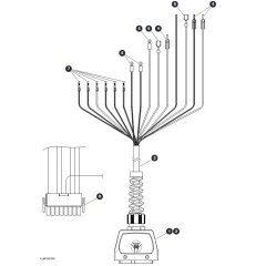 Platform Control Cable - SGLE for Skyjack SJ4726 DC Scissor Lift