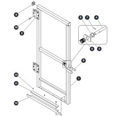 Full Gate for Skyjack SJ12 E Vertical Mast