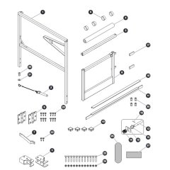 Half Gate Kit for Skyjack SJ12 E Vertical Mast