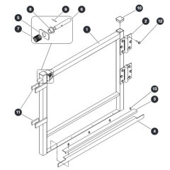 Half Gate for Skyjack SJ12 E Vertical Mast