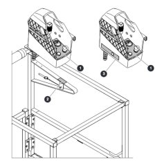 Platform Control  Labels for Skyjack SJ12 E Vertical Mast