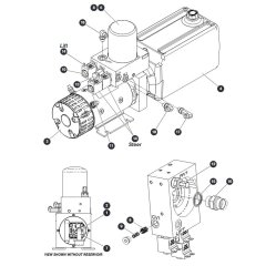 Power Unit for Skyjack SJ12 E Vertical Mast