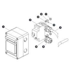RCD Box (CE Only) for Skyjack SJ12 E Vertical Mast