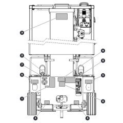 Rear Labels for Skyjack SJ12 E Vertical Mast