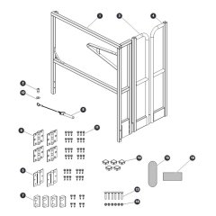 Saloon Gate Field Kit for Skyjack SJ12 E Vertical Mast