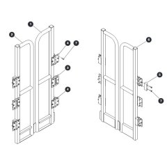 Saloon Gate for Skyjack SJ12 E Vertical Mast