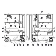 Side Labels for Skyjack SJ12 E Vertical Mast
