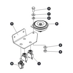 Circuit Breaker and Horn for Skyjack SJ16 Access Platforms
