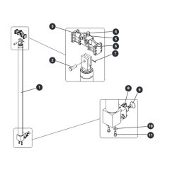 Lift Cylinder Hardware for Skyjack SJ16 Access Platforms