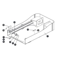 Lower Platform for Skyjack SJ16 Access Platforms