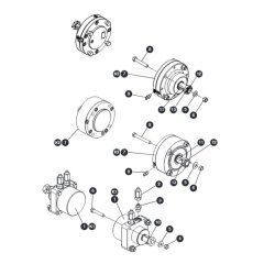 Wheel Motor and Brake for Skyjack SJ16 Access Platforms
