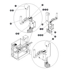 Light Duty Pipe Rack for Skyjack SJ16 E Vertical Mast