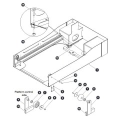 Lower Platform for Skyjack SJ16 E Vertical Mast