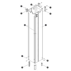 Mast 2 for Skyjack SJ16 E Vertical Mast