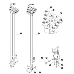 Mast Cylinder for Skyjack SJ16 E Vertical Mast