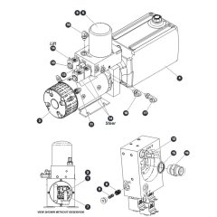 Power Unit for Skyjack SJ16 E Vertical Mast
