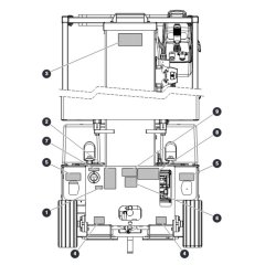 Rear Labels for Skyjack SJ16 E Vertical Mast
