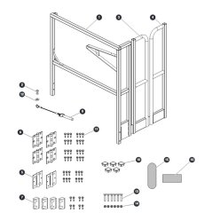Saloon Gate Field Kit for Skyjack SJ16 E Vertical Mast