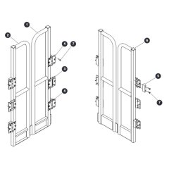 Saloon Gate for Skyjack SJ16 E Vertical Mast