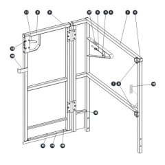 Full Gate Field Kit for Skyjack SJ20 E Vertical Mast