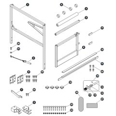 Half Gate Field Kit for Skyjack SJ20 E Vertical Mast