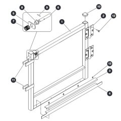 Half Gate for Skyjack SJ20 E Vertical Mast