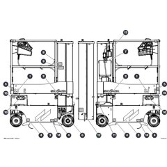Labels - Sides for Skyjack SJ20 E Vertical Mast