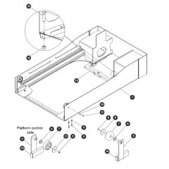 Lower Platform for Skyjack SJ20 E Vertical Mast