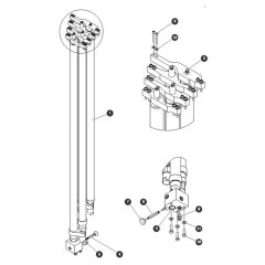 Mast Cylinder for Skyjack SJ20 E Vertical Mast