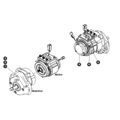 Wheel Motor for Skyjack SJ20 E Vertical Mast