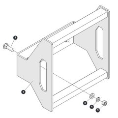 Ladder for Skyjack SJ3013 Micro DC Scissor Lift