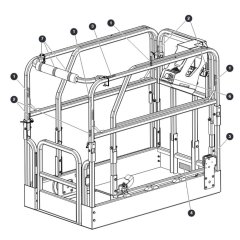 Platform Labels for Skyjack SJ3013 Micro DC Scissor Lift