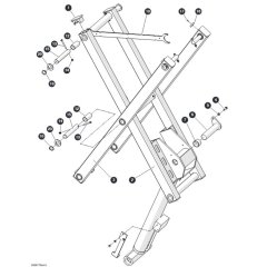 Scissor Level 3 for Skyjack SJ3013 Micro DC Scissor Lift