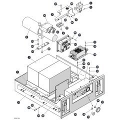 System Components Tray for Skyjack SJ3013 Micro DC Scissor Lift
