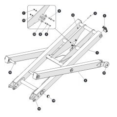 1st Level for Skyjack SJ3213 Micro DC Scissor Lift