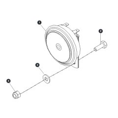 Horn for Skyjack SJ3213 Micro DC Scissor Lift