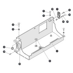 Hydraulic Tray for Skyjack SJ3213 Micro DC Scissor Lift