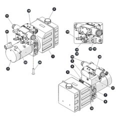 Motor Pump/ Tank/ Manifold for Skyjack SJ3213 Micro DC Scissor Lift