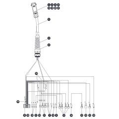 Platform Control Box Harness for Skyjack SJ3213 Micro DC Scissor Lift