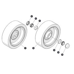 Tires for Skyjack SJ3213 Micro DC Scissor Lift