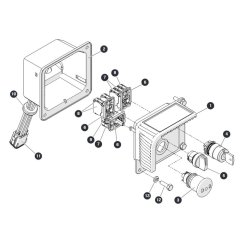 Base Controls for Skyjack SJ3219 Micro DC Scissor Lift