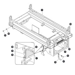 Base for Skyjack SJ3219 Micro DC Scissor Lift