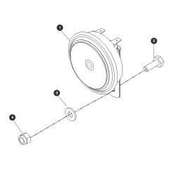 Horn for Skyjack SJ3219 Micro DC Scissor Lift