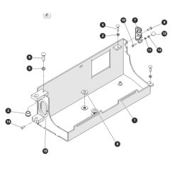 Hydraulic Tray for Skyjack SJ3219 Micro DC Scissor Lift