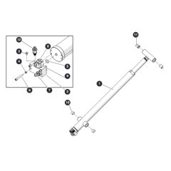 Lift Cylinder for Skyjack SJ3219 Micro DC Scissor Lift