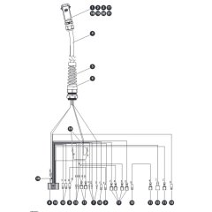 Platform Control Box Harness for Skyjack SJ3219 Micro DC Scissor Lift