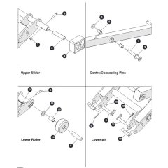 Scissor Hardware for Skyjack SJ3219 Micro DC Scissor Lift