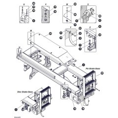 Base for Skyjack SJ3220 DC Scissor Lift
