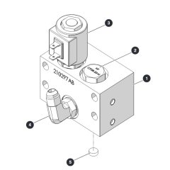 Cylinder Manifold for Skyjack SJ3220 DC Scissor Lift