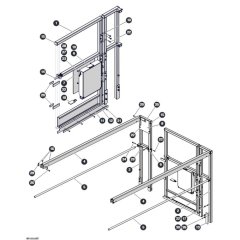 Extension Railing and Front Gate -  for Skyjack SJ3220 DC Scissor Lift